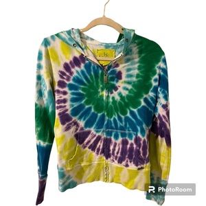 KIRRA Zipup Tie-dye Hoodie